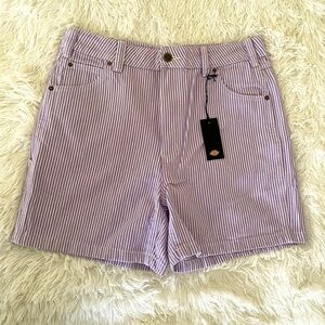 Brand new with tags Dickies shorts. Lavender purple pinstripes